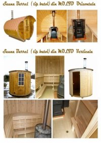 SAUNA BARREL  - SAUNA DE EXTERIOR - SAUNA BARREL  - SAUNA DE EXTERIOR